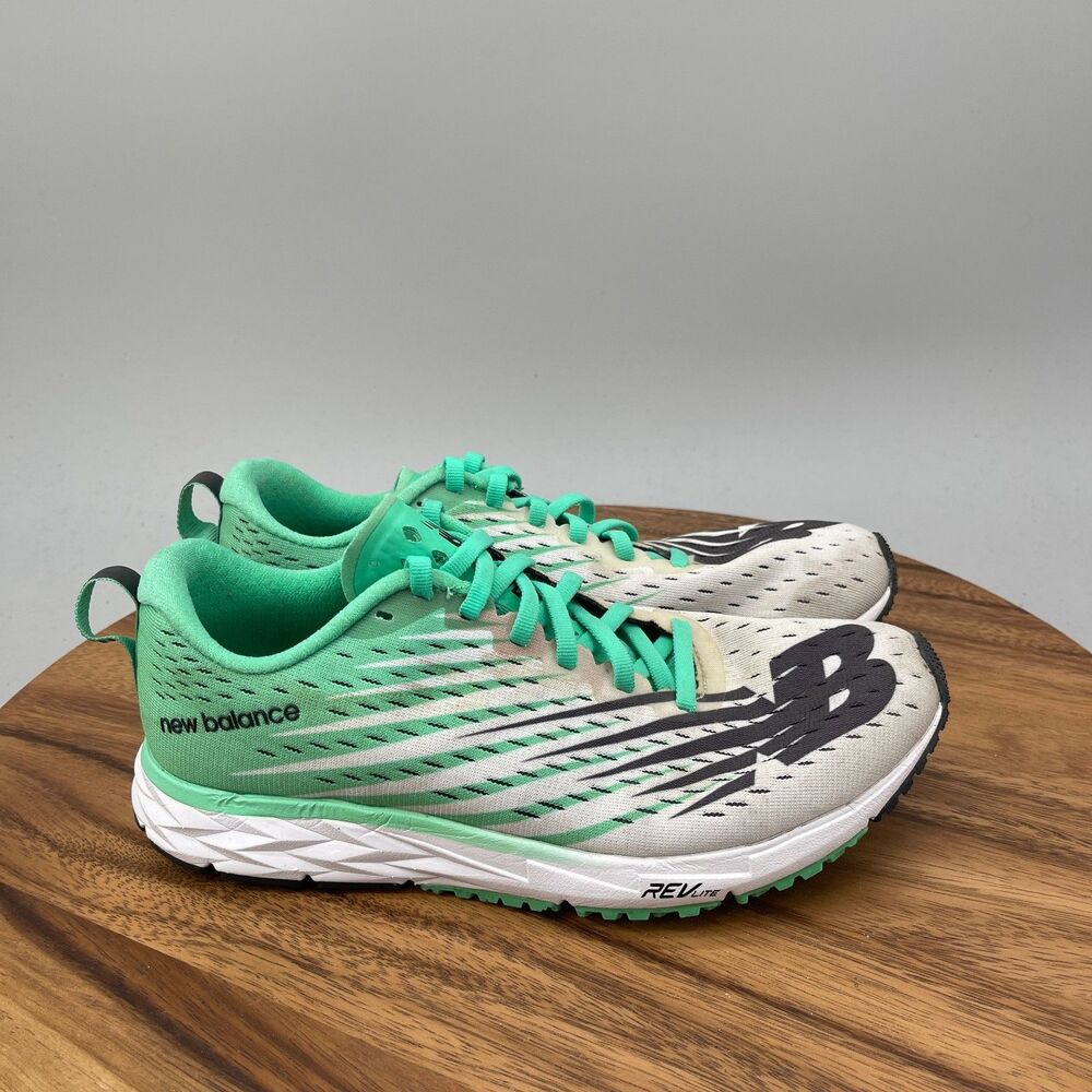 New Balance 1500v5 Shoes Womens Size 8.5 B White Emerald Running Comfort Walking
